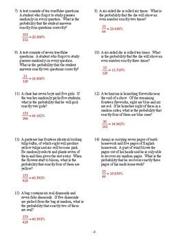 Image result for Algebra 2 Probability Formulas