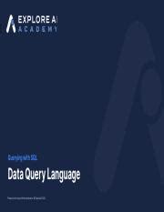 Image result for Data Query Language Select
