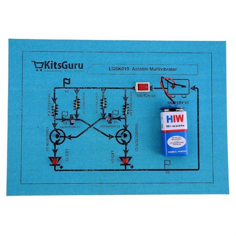 Astable Multivibrator Using Transistor Multisim 的图像结果