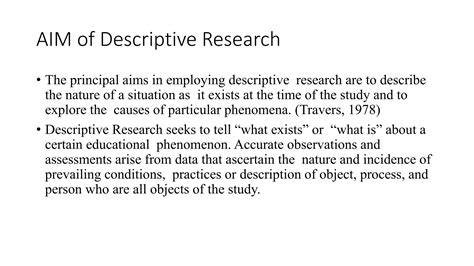 Descriptive Method of Research Design Example 的图像结果