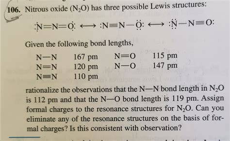 Lewis Dot Structure For N2o