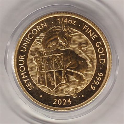2024 Gold Quarter Ounce Seymour Unicorn | Dorset Coin Company
