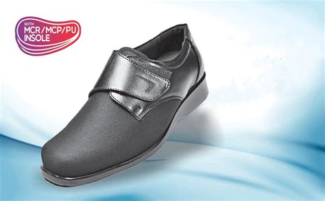 Buy Hawalker Women’s Diabetic and Orthopedic Care Footwear(HO-221 Black ...
