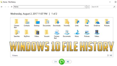 Image result for File History Recovery