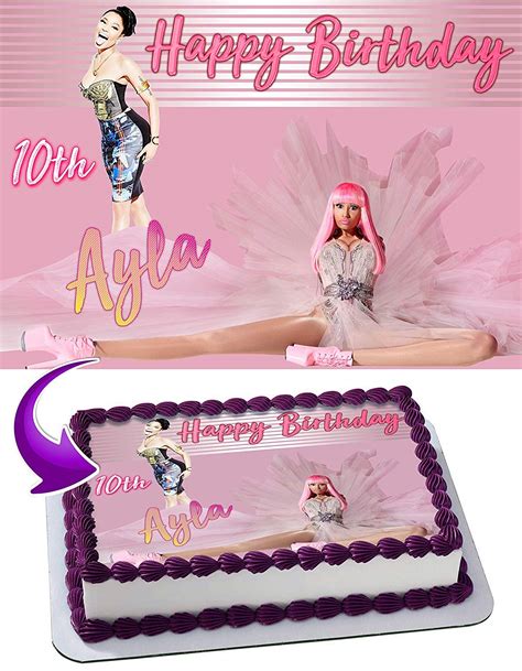 Nicki Minaj Birthday Cake Ideas