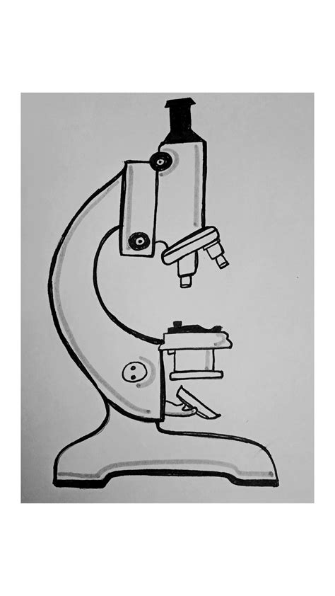 Microscope | Solar system art, Easy drawings, Microscope