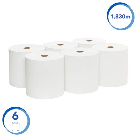 Scott® Control Rolled Hand Towel (1005K), Hard Roll Paper Towel, 6 ...
