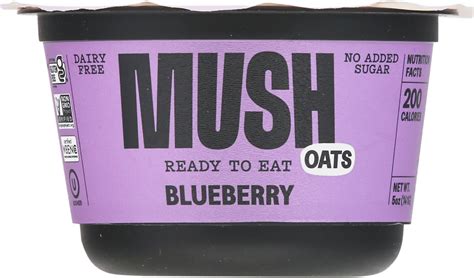 Mush Overnight Oats Blueberry, 5 oz - Walmart.com