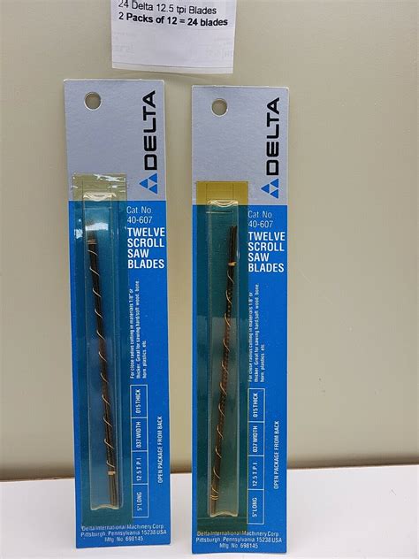 Delta Scroll Saw Blades