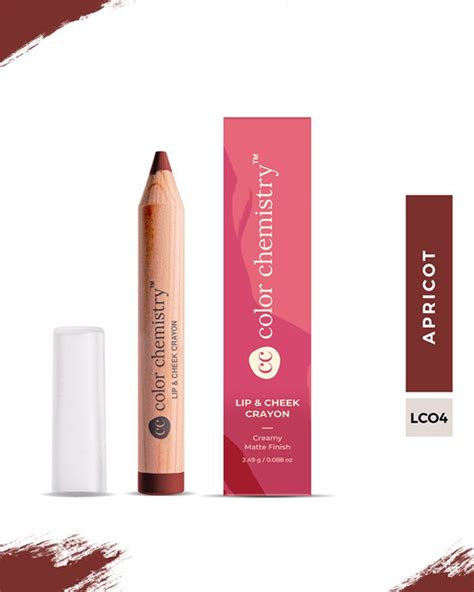 Color Chemistry Lip & Cheek Crayon - Apricot (3.39 Gm) ( Full Size ...