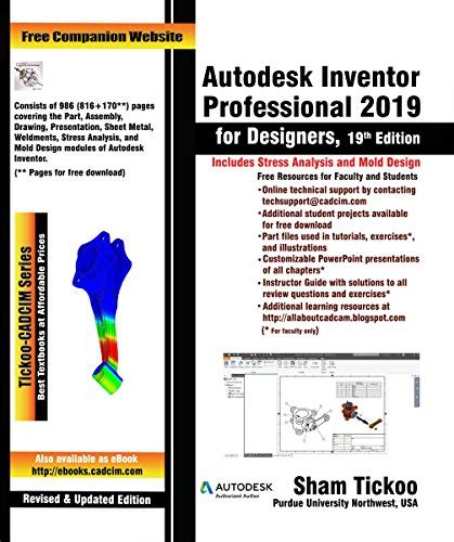 Autodesk Inventor Professional 2019 for Designers, 19th Edition eBook ...