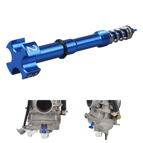 NICECNC Motorcycle Blue Air/Fuel Mixture Screw Adjuster Keihin FCR Carb ...