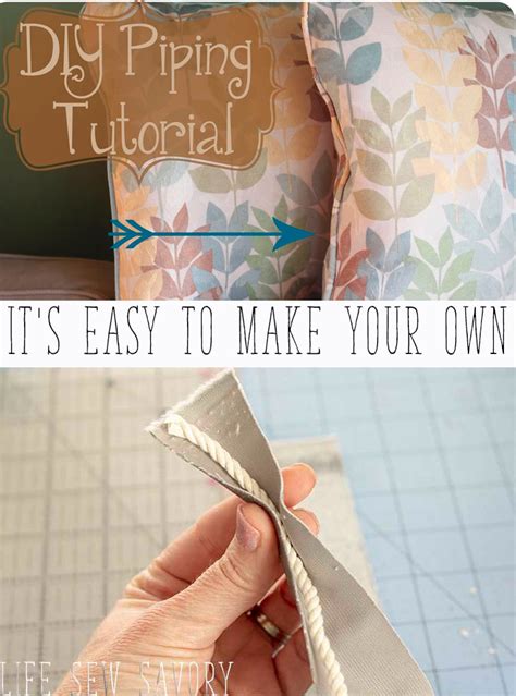 Image result for Sewing Piping Tutorial