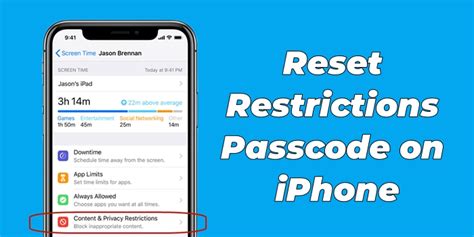 Image result for How to Recover Restrictions Passcode