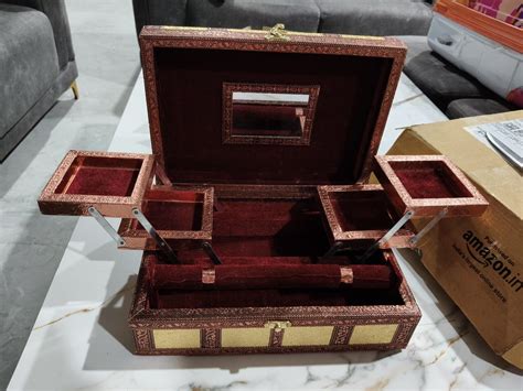 ZAPEX Wooden Jewellery Organizer Multi Purpose/Bangle/Wedding Gift ...