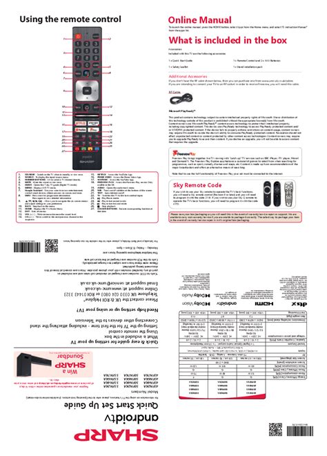 Sharp TV Instructions 的图像结果
