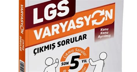 Gizli Yayınları 8. Sınıf Lgs Varyasyon Son 5 Yıl Konu Çıkmış Sorular
