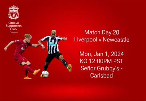 Match Day 20 - Liverpool FC v Newcastle United , Señor Grubby's ...