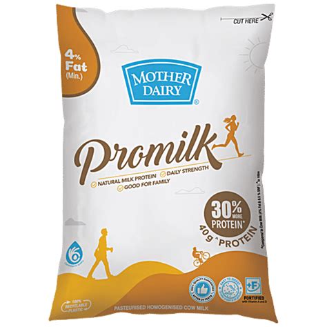 Buy Mother Dairy Promilk Pasteurised Homogenised Cow Milk Online at ...