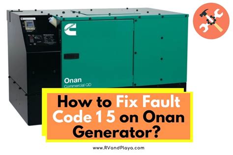 Image result for Onan Generator Code 15 Repair