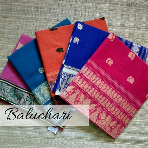 Baluchari Saree: Buy Handcrafted Cotton, Silk Baluchari, Swarnachuri ...