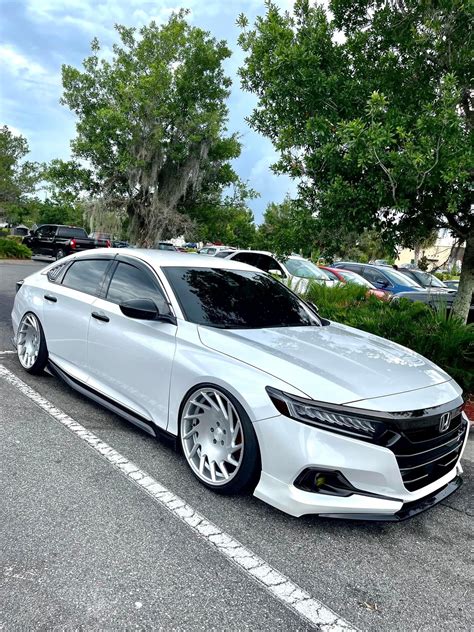 White Honda Accord Sport in Parking Lot