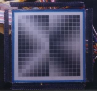 Eight gray shades are displayed using line by line addressing technique ...