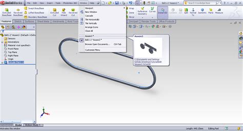 SolidWorks Belt Feature 的图像结果