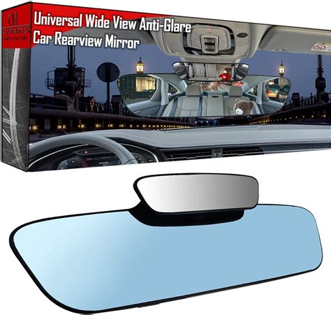 Amazon.com: Anti Glare RearView Mirror - 13" 330mm Car Rear view Mirror ...