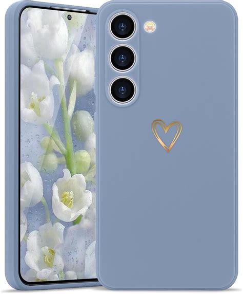 Amazon.com: Wirvyuer for Samsung Galaxy S23 Case Cute Slim Shockproof ...