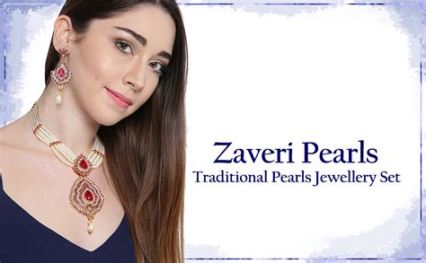 ZAVERI PEARLS Royal Look Ethnic Pearls Necklace Set-ZPFK6581 : Amazon ...