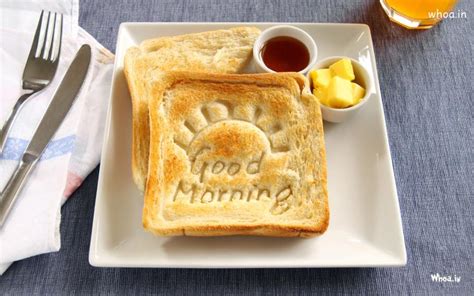 Good Morning With Breakfast Image