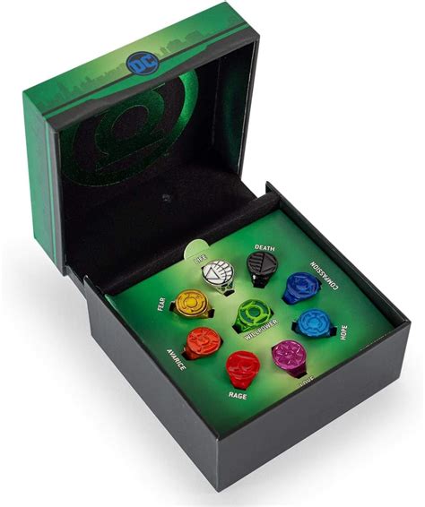 Amazon.com: DC Comics Green Lantern Power Rings | Lantern Corps Power ...
