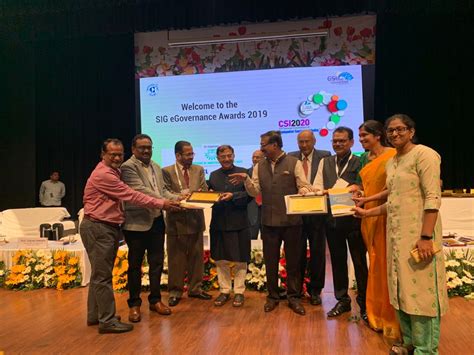 SIG eGovernance Award for maintaining best website