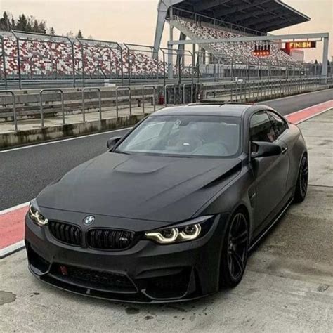 BMW Black Car Racing