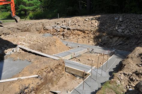 The Grange House: Garage Foundation 1