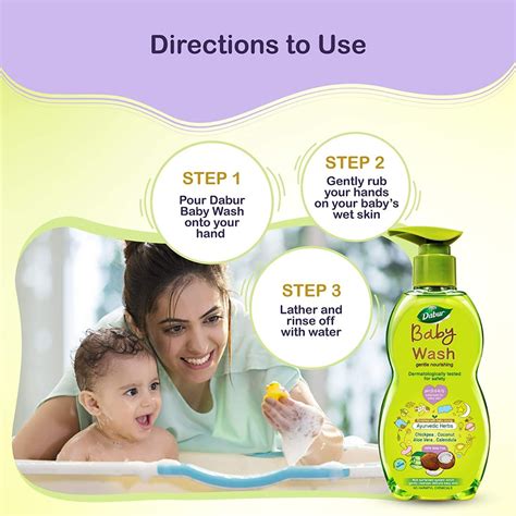 Dabur Gentle Nourishing Baby Wash, 200 ml Price, Uses, Side Effects ...