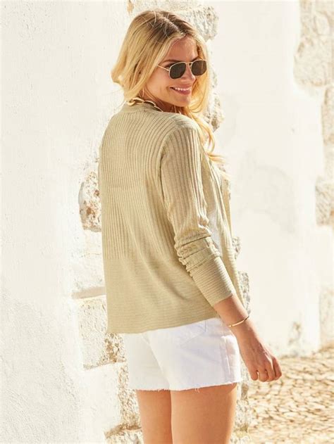 Gold Knit Cardigan 1