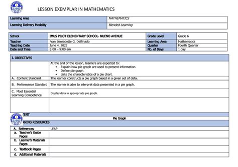 Image result for Pie Graph Lesson Plan