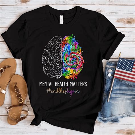 Fashion Women T Shirts Mental Health Awareness Mental Health Matters ...