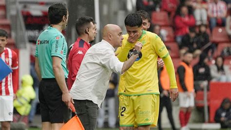 Gilsanz: “No puedo estar contento con el partido, todo lo contrario ...