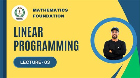 Image result for Linear Programming Maths YouTube
