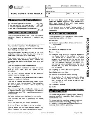 Fillable Online health qld gov Lung Biopsy Fine Needle - Patient ...
