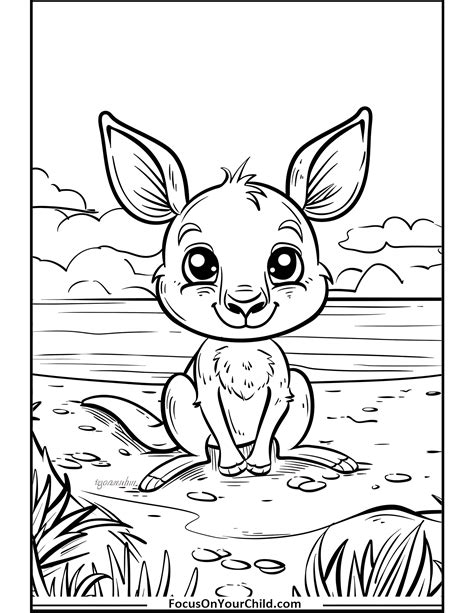 50+ Kangaroo Coloring Pages (Free PDF Printables)