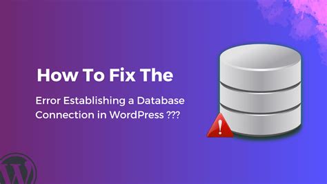 Image result for Error Establishing a Database Connection On Localhost
