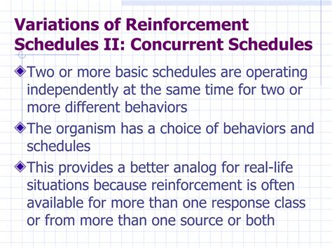 schedules of reinforcement | PPT