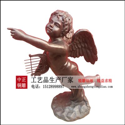 小天使雕塑_小天使铜雕_定做小天使雕塑_河北中正小天使铜雕生产厂家
