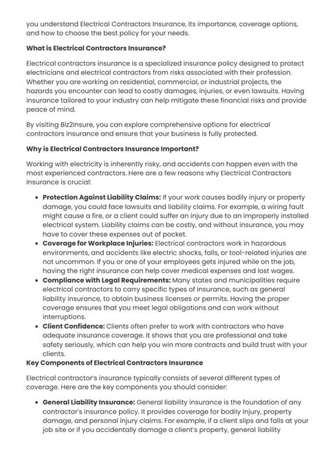 Image result for Electrical Contractors Insurance Explained