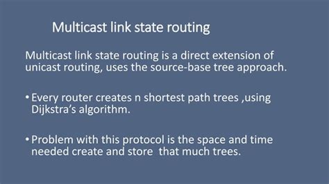 Image result for Multicast Routing Problems