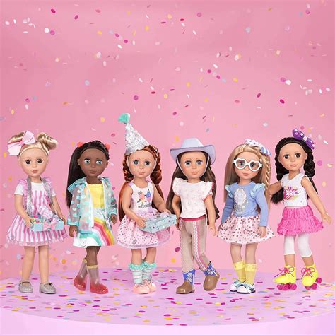 Buy Glitter Girls Lacy 14 Inch Doll Wearing Pink Tunic, Striped ...